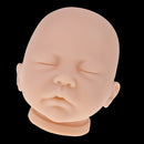 Soft Silicone Realistic Baby Doll Head Sculpt Carving Mold 20inch Reborn Blank Body Replacement Part Kit