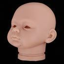 Lifelike 18inch Reborn Doll Accessory Vinyl Head Sculpt Awake Baby Doll Kits DIY Making Supplies