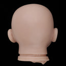 Real Soft Vinyl 20inch Reborn Awake Baby Doll Newborn Unpainted Head Sculpt Kit DIY Accs