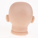 Real Soft Vinyl 20inch Reborn Awake Baby Doll Newborn Unpainted Head Sculpt Kit DIY Accs