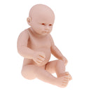 Unpainted Lifelike 20inch Reborn Kit Full Silicone Baby Boy Doll Blank Body Mold Great DIY Handwork Child Birthday Xmas Gift