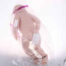 Unpainted Lifelike 20inch Reborn Kit Full Silicone Baby Boy Doll Blank Body Mold Great DIY Handwork Child Birthday Xmas Gift