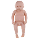 Unpainted Lifelike 20inch Reborn Kit Full Silicone Baby Boy Doll Blank Body Mold Great DIY Handwork Child Birthday Xmas Gift
