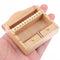 1/12 Scale White Wooden Hanging Cabinet Dollhouse Miniature Any Rooms Furniture Colorful Life Scenes Decor