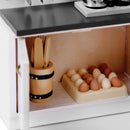 European Style 1/12 Dolls House Kitchen Cupboard Cabinet Kit - Stove Cabinet & Sink Cabinet Â– Kitchen Dining Room Accessories