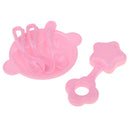 Lovely Pink Tableware Dinnerware Baby Supplies for 9-11inch Reborn Doll MellChan Doll Accessories