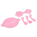 Lovely Pink Tableware Dinnerware Baby Supplies for 9-11inch Reborn Doll MellChan Doll Accessories