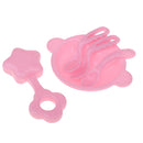 Lovely Pink Tableware Dinnerware Baby Supplies for 9-11inch Reborn Doll MellChan Doll Accessories