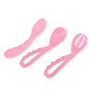 Lovely Pink Tableware Dinnerware Baby Supplies for 9-11inch Reborn Doll MellChan Doll Accessories