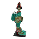12inch Japanese Kimono Geisha Doll Kokeshi Handicraft Home Decoration Green Clothes
