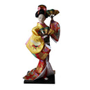 12inch Japanese Kimono Geisha Doll Kokeshi Handicraft Home Decoration Yellow Clothes