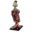 12inch Japanese Kimono Geisha Doll Kokeshi Handicraft Home Decoration Red Clothes
