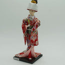 12inch Japanese Kimono Geisha Doll Kokeshi Handicraft Home Decoration Red Clothes