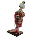 12inch Japanese Kimono Geisha Doll Kokeshi Handicraft Home Decoration Red Clothes