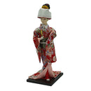 12inch Japanese Kimono Geisha Doll Kokeshi Handicraft Home Decoration Red Clothes