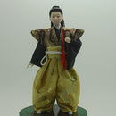12inch Japanese Kimono Samurai Doll Kokeshi Handicraft Home Decoration Green Clothes