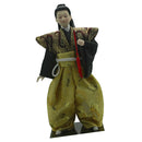 12inch Japanese Kimono Samurai Doll Kokeshi Handicraft Home Decoration Green Clothes