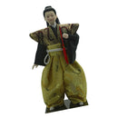 12inch Japanese Kimono Samurai Doll Kokeshi Handicraft Home Decoration Green Clothes