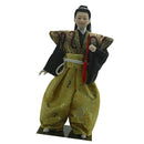 12inch Japanese Kimono Samurai Doll Kokeshi Handicraft Home Decoration Green Clothes