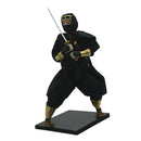 12inch Japanese Ninja Male Doll Warrior with Black Uniform Ornament Adult Collectible