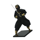 12inch Japanese Ninja Male Doll Warrior with Black Uniform Ornament Adult Collectible