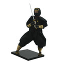 12inch Japanese Ninja Male Doll Warrior with Black Uniform Ornament Adult Collectible