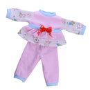 Cute Clothes Loungewear Top Pants Set For 18'' American Girl Doll Accessory