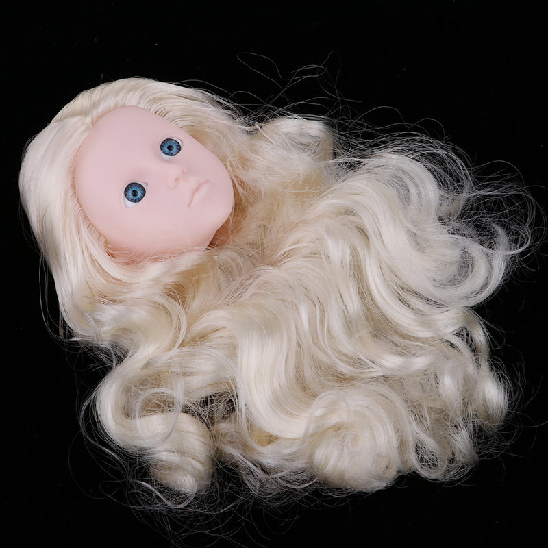 1/4 BJD Head Sculpt Mould Light Gold Hair Kit Female Figures Custom Parts For OB Kurhn for DOD DIY Customized Body Accessories