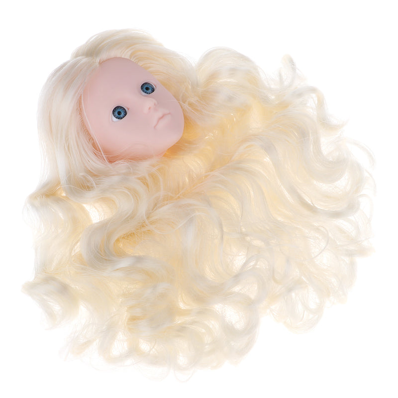 1/4 BJD Head Sculpt Mould Light Gold Hair Kit Female Figures Custom Parts For OB Kurhn for DOD DIY Customized Body Accessories