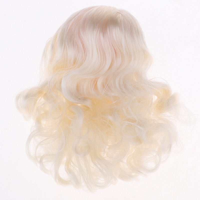 1/4 BJD Head Sculpt Mould Light Gold Hair Kit Female Figures Custom Parts For OB Kurhn for DOD DIY Customized Body Accessories