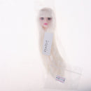 1/6 Makeup Female Head Sculpt with 3D Eyes for BJD, for OB, XinYi Doll Kids DIY Making