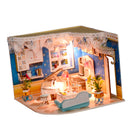 Miniature 1:24 DIY Dollhouse Furniture, 3D Wooden Diorama Sweet Princess House Model