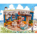 Miniature 1:24 DIY Dollhouse Furniture, 3D Wooden Diorama Sweet Princess House Model