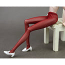 Comfortable Dolls Clothes Gauze Long Socks Dress Up for 1/6 BJD MSD Girl Doll Outfit -Red
