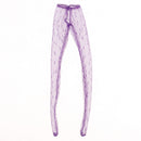Comfortable Dolls Clothes Gauze Long Socks Dress Up for 1/6 BJD MSD Girl Doll Outfit -Purple