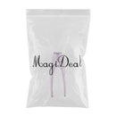 Comfortable Dolls Clothes Gauze Long Socks Dress Up for 1/6 BJD MSD Girl Doll Outfit -Purple