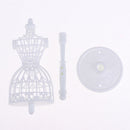 For 1/6 Blythe Doll Display Holder Dress Clothes Gown Mannequin Model Stand White