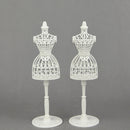 For 1/6 Blythe Doll Display Holder Dress Clothes Gown Mannequin Model Stand White