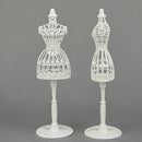 For 1/6 Blythe Doll Display Holder Dress Clothes Gown Mannequin Model Stand White