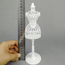 For 1/6 Blythe Doll Display Holder Dress Clothes Gown Mannequin Model Stand White