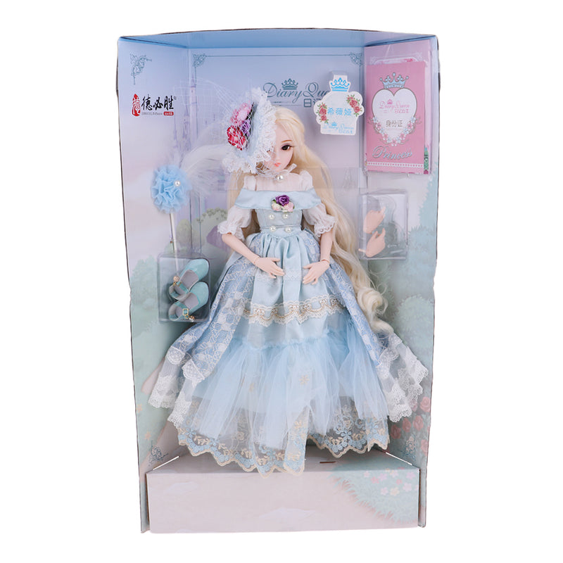 1/4 26-jointed Cute Princess Action Figures Changed Dress Doll Toy Set Christmas Gift