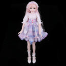 Delicate 26 Joints 1/4 BJD Doll Body + Clothes + Shoes Set Modern Girl Kids Children Christmas Gift Pretend Play Toy Trisha