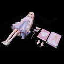 Delicate 26 Joints 1/4 BJD Doll Body + Clothes + Shoes Set Modern Girl Kids Children Christmas Gift Pretend Play Toy Trisha