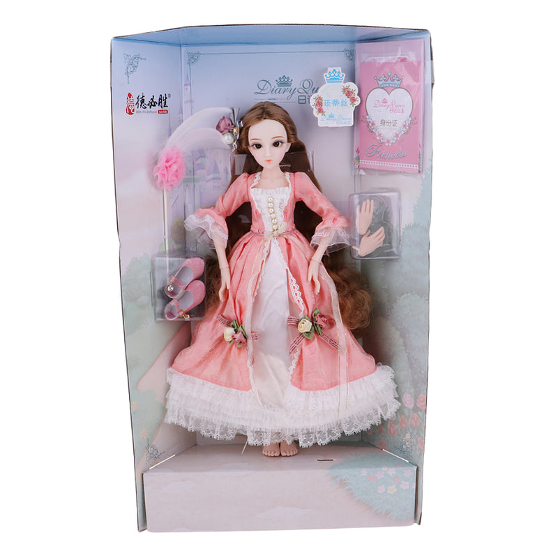 1/4 26-jointed Cute Princess Action Figures Changed Dress Doll Kids Boy Girl Toy Set Christmas Gift