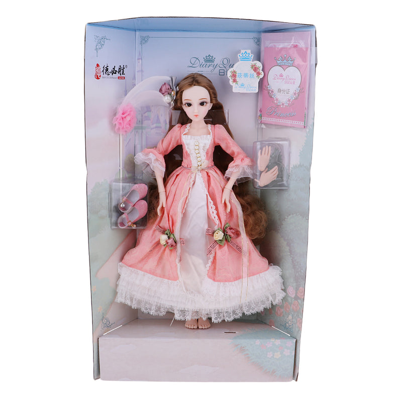 1/4 26-jointed Cute Princess Action Figures Changed Dress Doll Kids Boy Girl Toy Set Christmas Gift