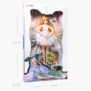 1/4 26-jointed Cute Princess Action Figures Changed Dress Doll Kids Boy Girl Toy Set Christmas Gift