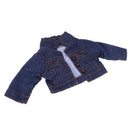 Dark Blue Denim Jacket Coat For 16inch Salon Doll Clothes Accessories