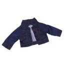 Dark Blue Denim Jacket Coat For 16inch Salon Doll Clothes Accessories