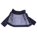 Dark Blue Denim Jacket Coat For 16inch Salon Doll Clothes Accessories