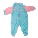 Trendy Clothes Set Long Sleeve Jumpsuit Casual Outfits for 14inch American Doll Accs Light Blue